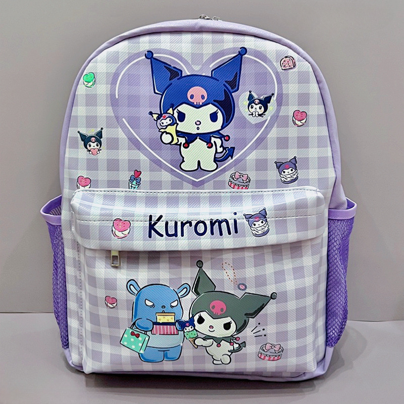 Miniso Cute Kuromi Cinnamoroll Hello Kitty Backpack - Temu