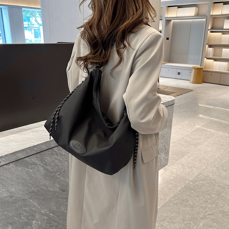 Lightweight Nylon Crossbody Bag, Large Capacity Shoulder Bag, Hobo Bag For  School, Travel, Work - Temu