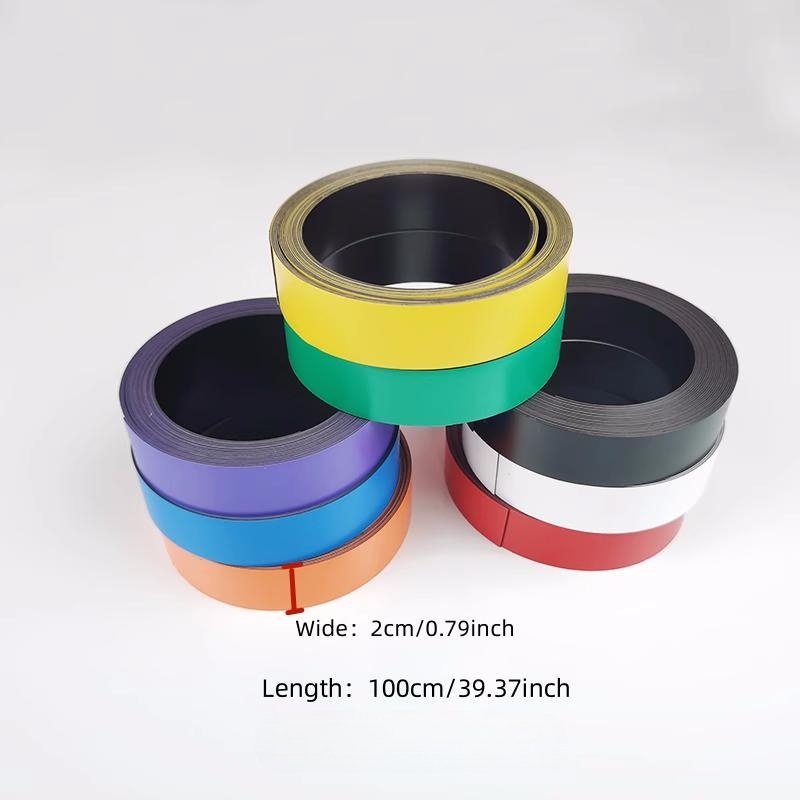 8pcs Dry Erase Tape Whiteboard Tape Dry Erase Contact Paper Colored Tape  for Classroom Teacher Tape for Walls Magnetic Strips for Whiteboard