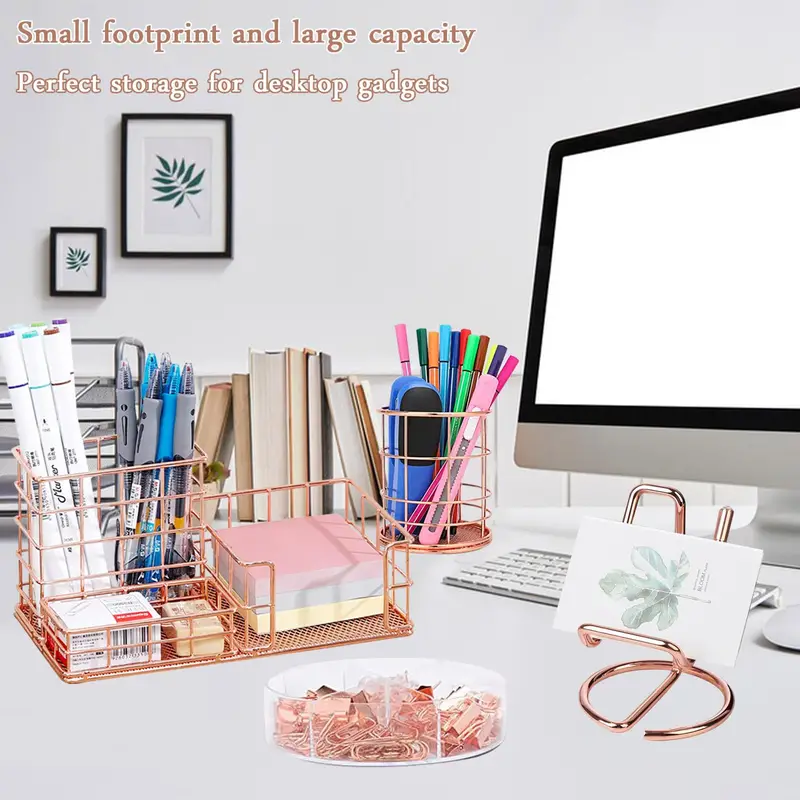 Office Desk Organizers And Accessories Office Supplies Set - Temu