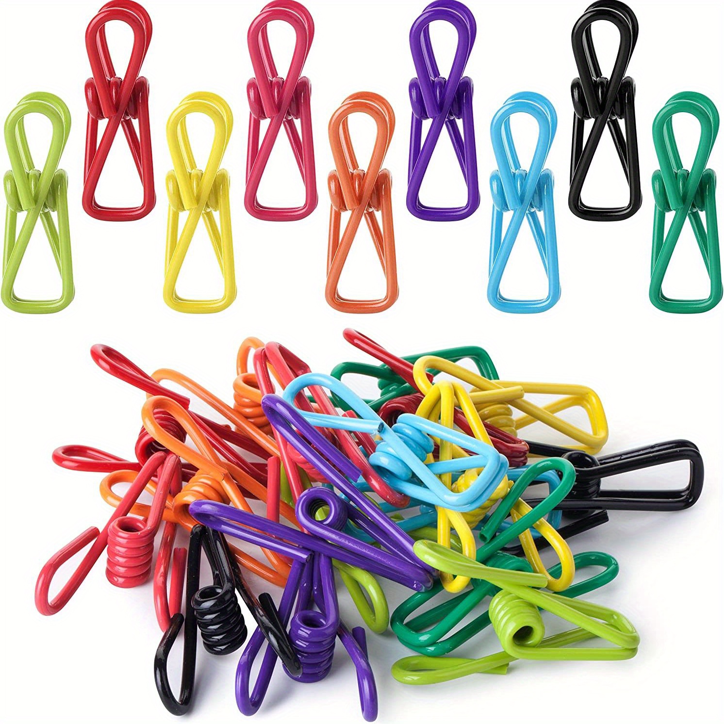 Chip Clips,, Assorted Colors, Utility Pvc-coated Clips, Bag Clips, Clips  For Food Packages, Food Clips, Bag Clips For Food, Chip Bag Clip (color  Random) - Temu