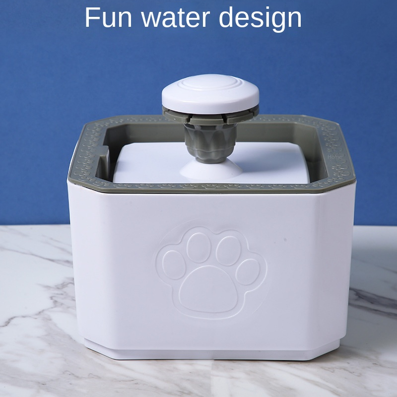 Round Pet Water Fountain Automatic Circulation Cat Water - Temu