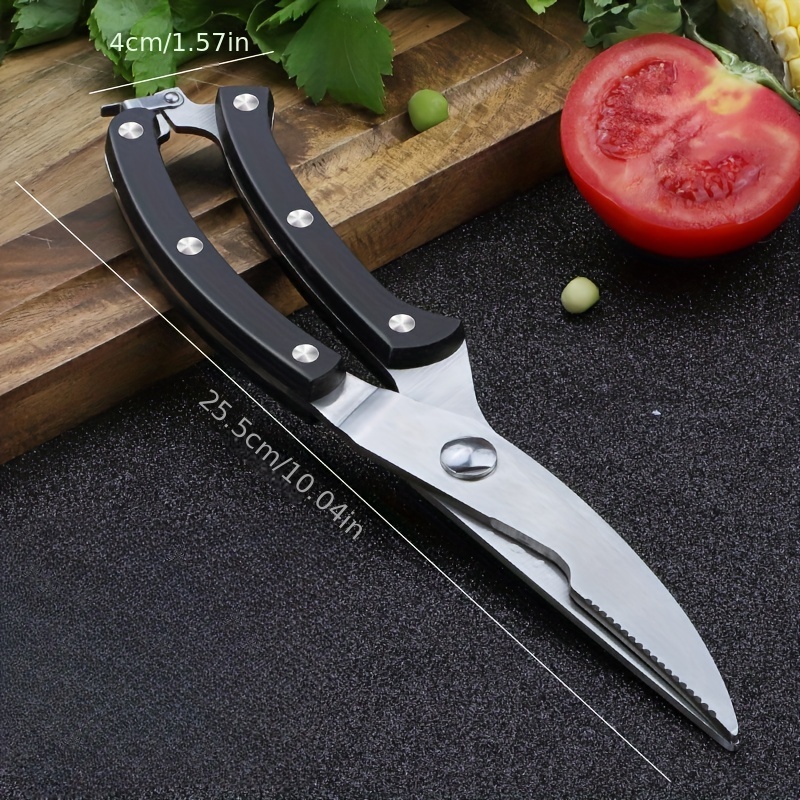 Multifunction Semi-automatic Bone Cutter Strong Chicken Bone Scissors  Kitchen Shears Stainless