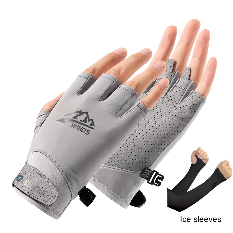 Summer Sunscreen Riding Gloves For Men Anti Slip Touch - Temu