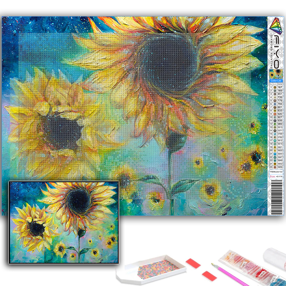 5D DIY My Diamond Art (Sunflower) Diamond Painting Kit (NEW)