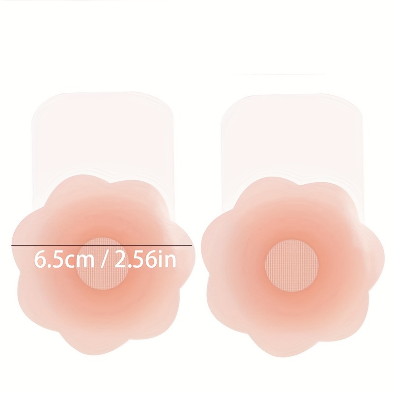 Seamless Silicone Nipple Covers Strapless Invisible Self - Temu