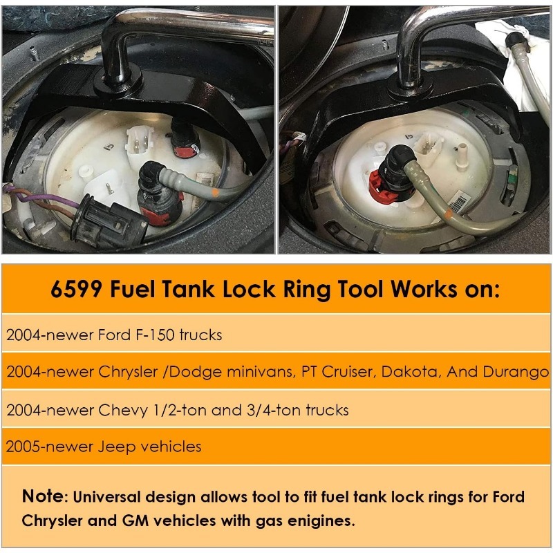 6599 Fuel Tank Lock Ring Tool Fuel Pump Senders Removal - Temu