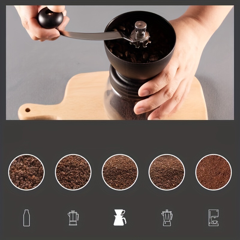 Manual Coffee Bean Grinder Instant Grinding Hand Shake - Temu