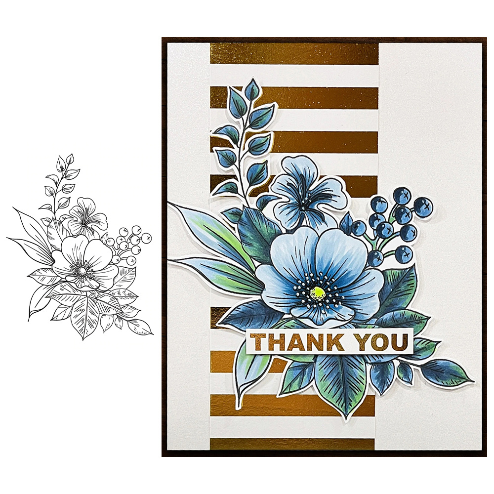 Flower Silicone Clear Stamp For Card Making card Making - Temu