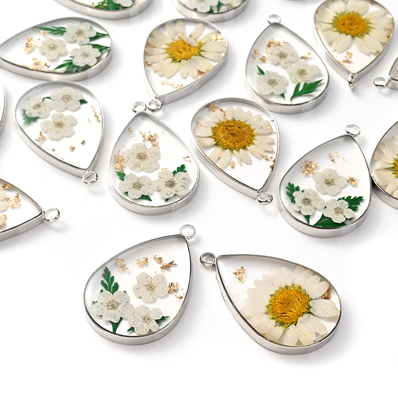 Flower Charms For Jewelry Making Pendants Diy - Temu