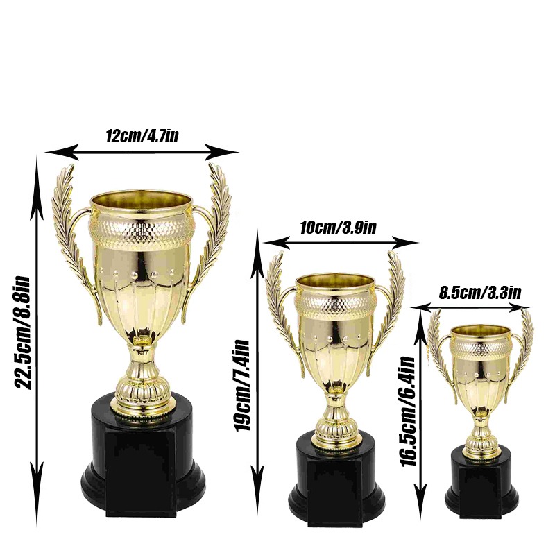 Fibre Gold Cup Trophies, For Awards And Gifting, Size (inches