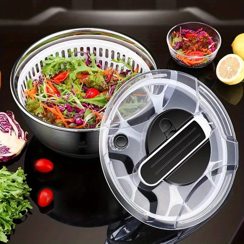 Esta es la mejor forma de usar la centrifugadora de ensaladas y verduras:  un instrumento realmente útil