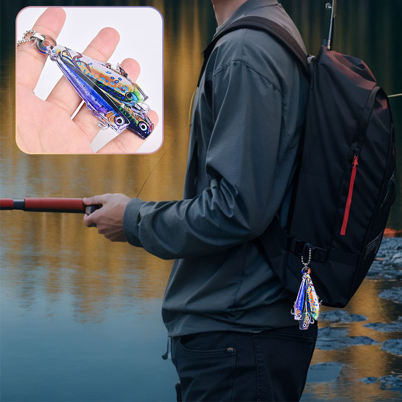 Multifunctional Colorful Bait Shaped Pendant, Fishing Gear Packaging  Decoration, Fishing Rod Pendant, Gift For Fishing Enthusiasts - Temu United  Arab Emirates