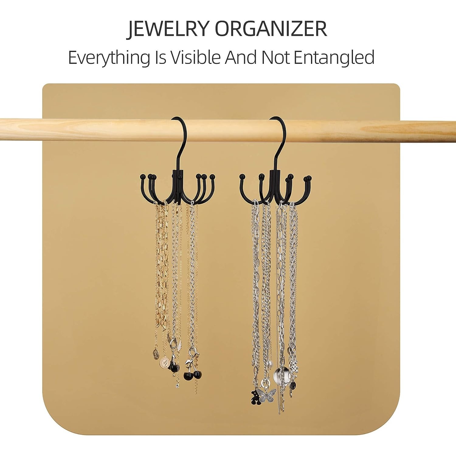Belt Hanger Belt Rack Closet Accessories Organizer 24 Storage Capacity