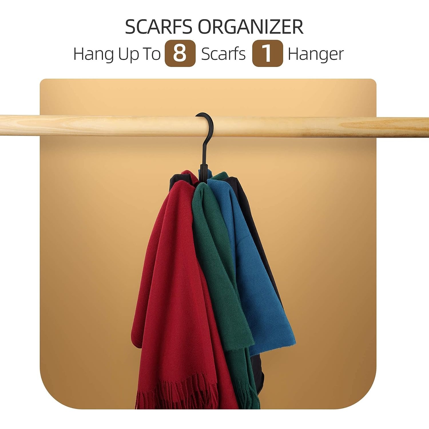Belt Hanger Belt Rack Closet Accessories Organizer 24 Storage Capacity