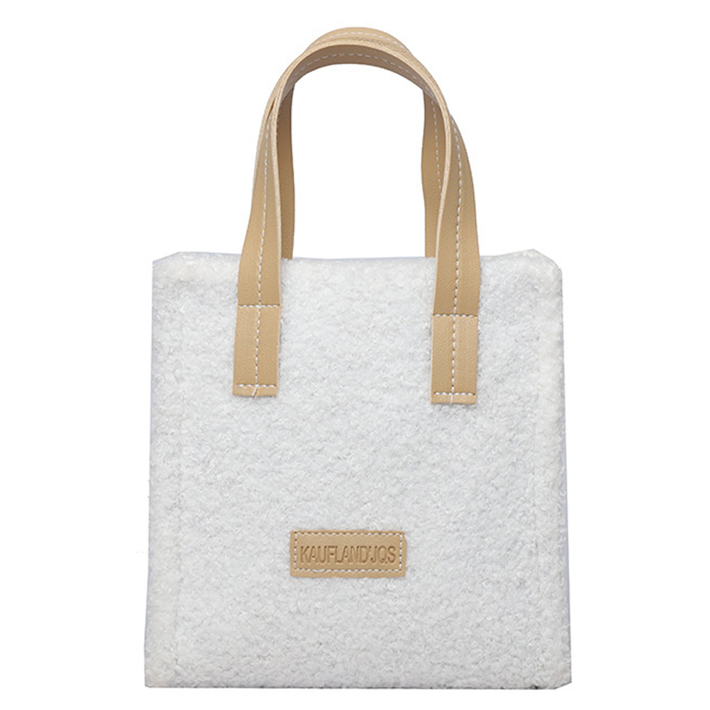 Plush Fuzzy 2023 New Retro Velvet Texture Handbag Crossbody Bag