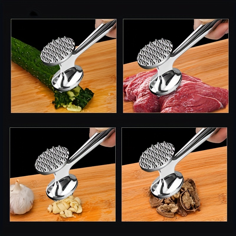 Double sided Meat Hammer Steak Hammer Aluminum Alloy Steak - Temu