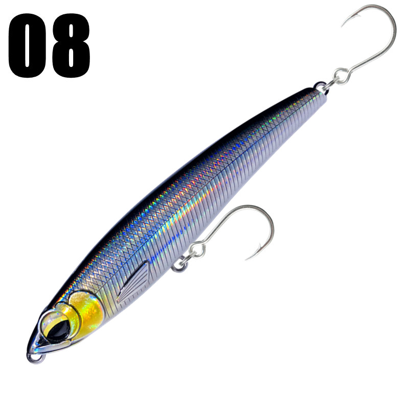 New Arrival Ecooda 220f Wodden Tuna Pencial 120g Popping Lure Bait