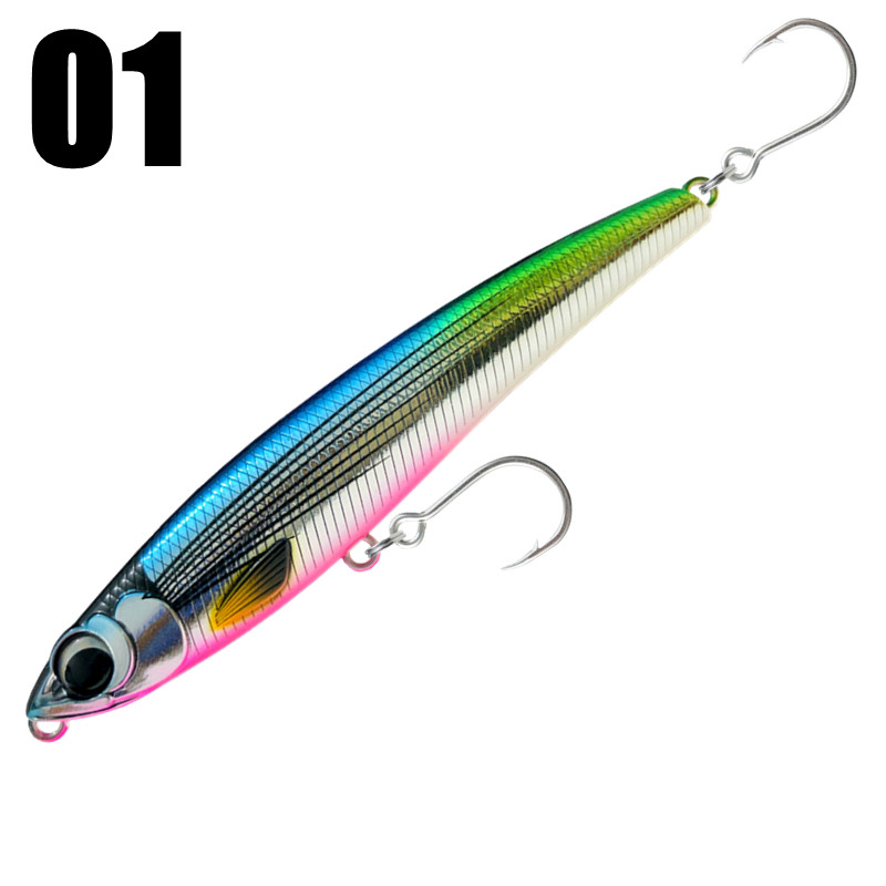 1Pc Sinking Pencil Pike Fishing Lure Artificial Bait Hard Lures For Fishing  Fish Goods Tackle Fising Gaodpz (Color : B, Size : 10cm 18g) : Buy Online  at Best Price in KSA 