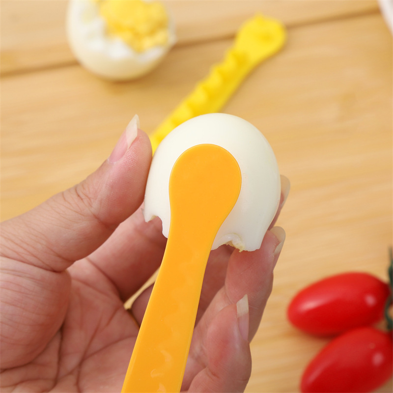 2pcs, Egg Slicer, Egg Cutter, Hard Boiled Eggs Cutter, Fancy Cooked Egg  Cttuer Knife, Flower Shaped Egg Tool, Creative Fancy Carving Lace Egg  Slicer