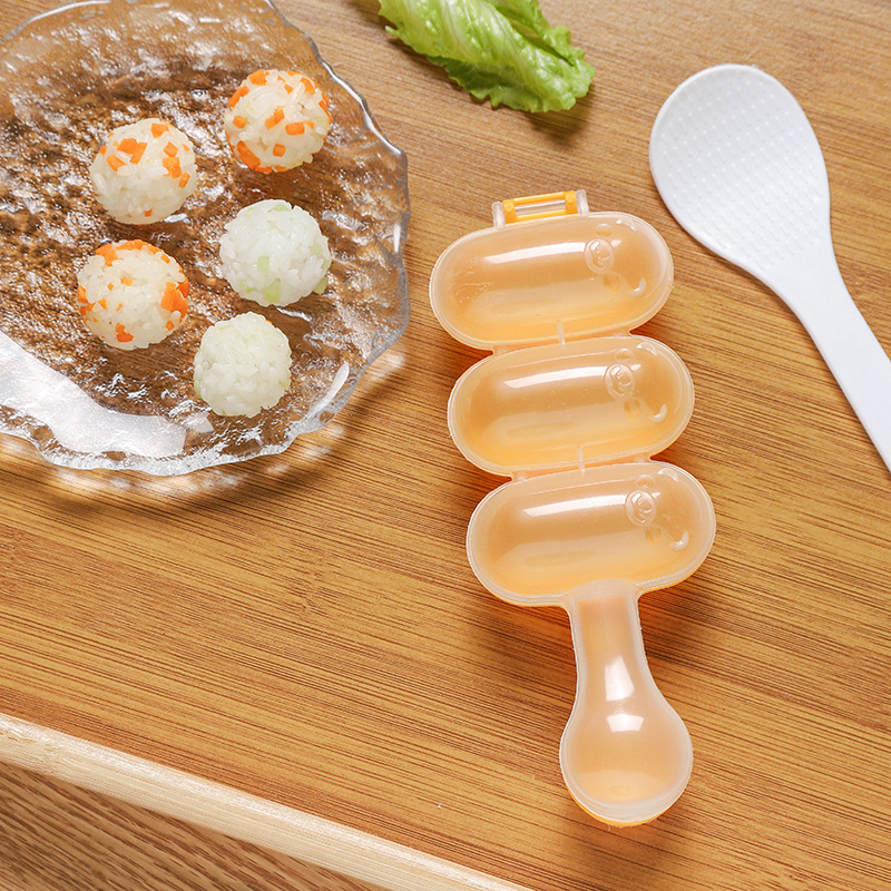 1Set Plastic Round Shape Sushi Mold DIY Rice Ball Press Mould Lunch Bento  Maker Japanese Style Creative Cooking Tools Kitchen