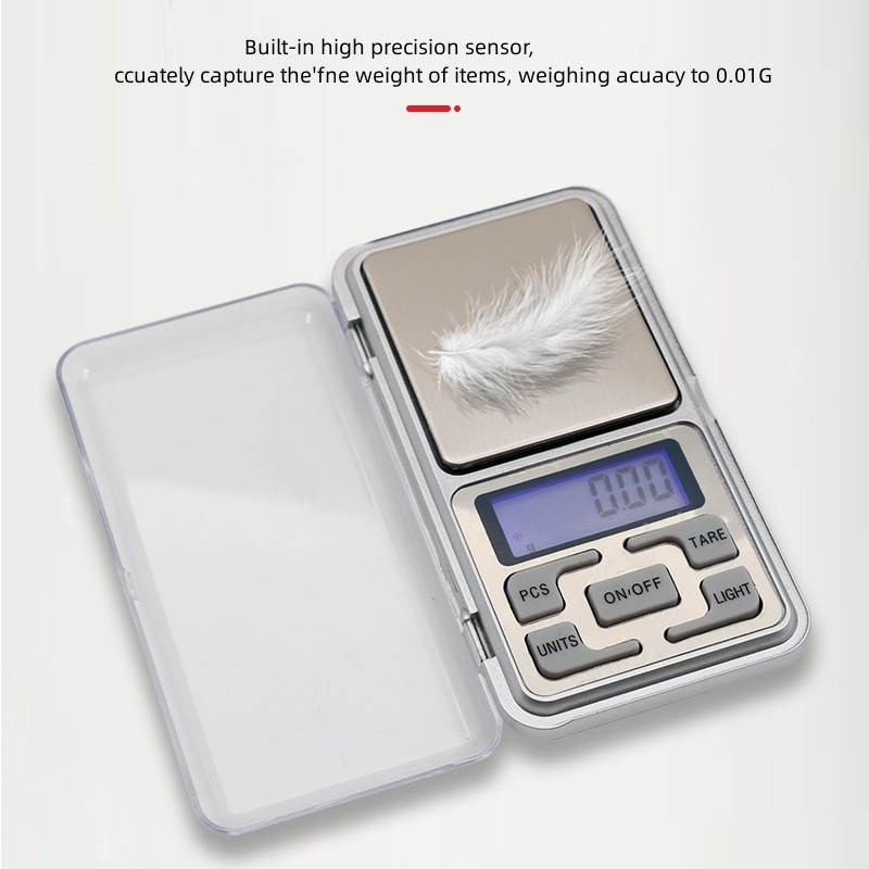 Mini Digital Pocket Scales Lcd Display For Diamond Weighting - Temu