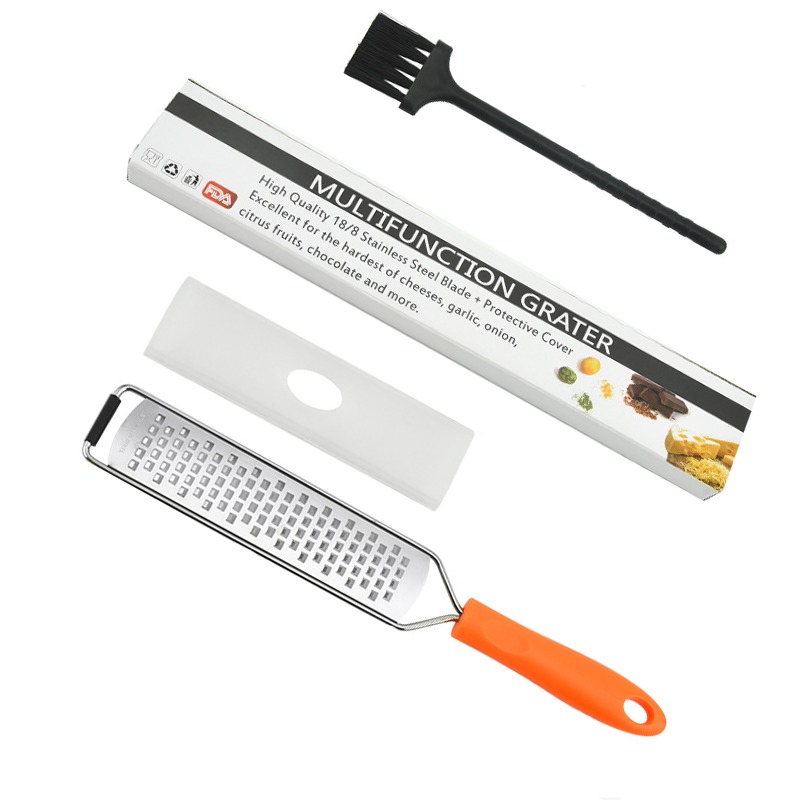 Lemon Zester, Cheese Grater, Multifunctional Stainless Steel Garlic Grater,  Manual Ginger Shredded, Household Creative Cheese Grater With Brush,  Vegetable Grater, Kitchen Stuff, Kitchen Gadgets - Temu