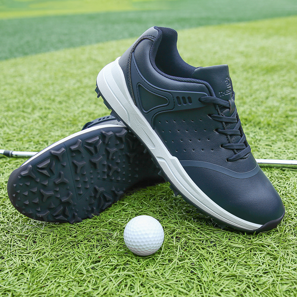 Plus Size Men's Trendy Solid Professional Golf Shoes - Temu