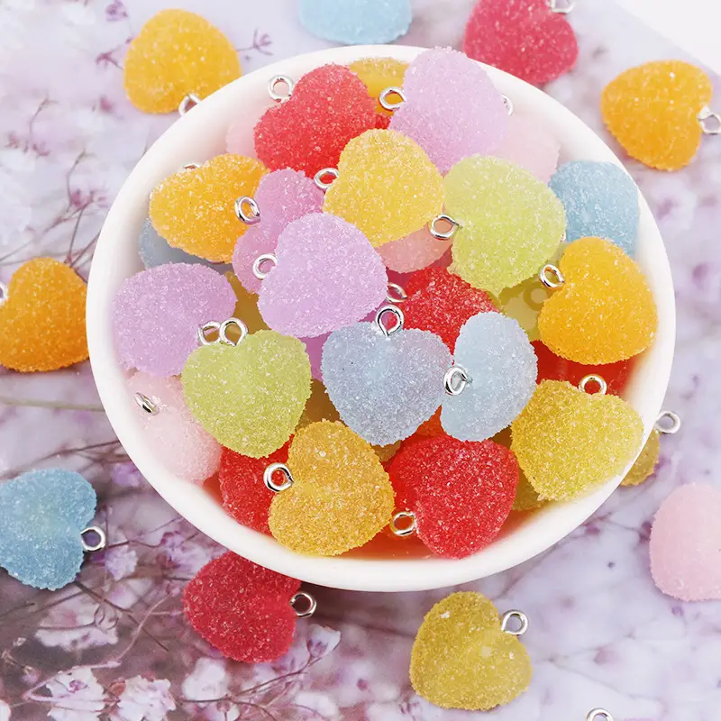 Cute Exquisite 2 Styles Heart Shape Simulation Soft Candy - Temu