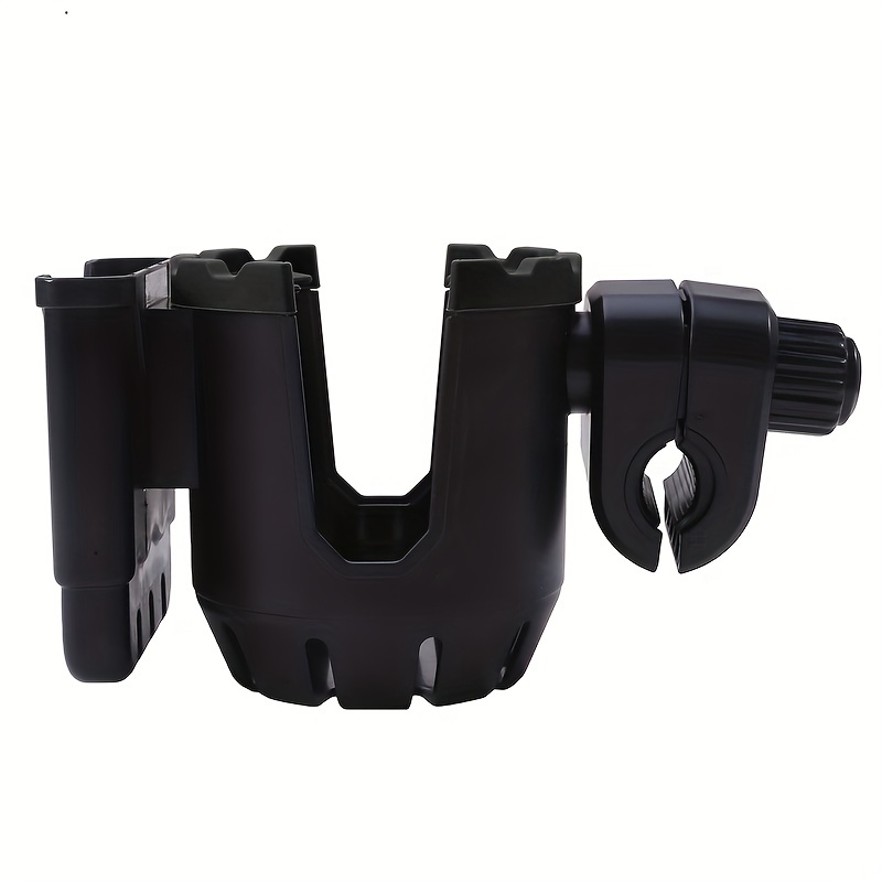 supregear Universal Getränkehalter und Handyhalter, 360 Grad Drehung,  2-in-1 Eltern Becherhalter Wasserflaschenhalter Handyhalter für Kinderwagen  Walker Fahrrad, Schwarz und Werkzeugfrei : : Baby