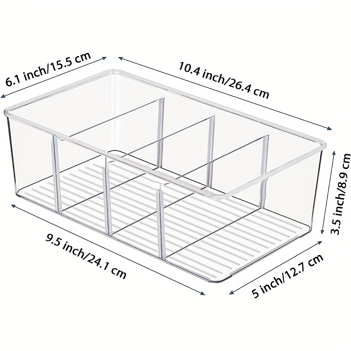 Acrylic Stackable Drawer Organiser 15.5cm, Home Organisation, Kitchen  Storage