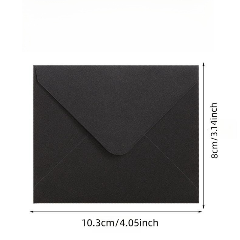 20PCS Colorful Envelopes Solid Color Envelope Stationary 7 x 5