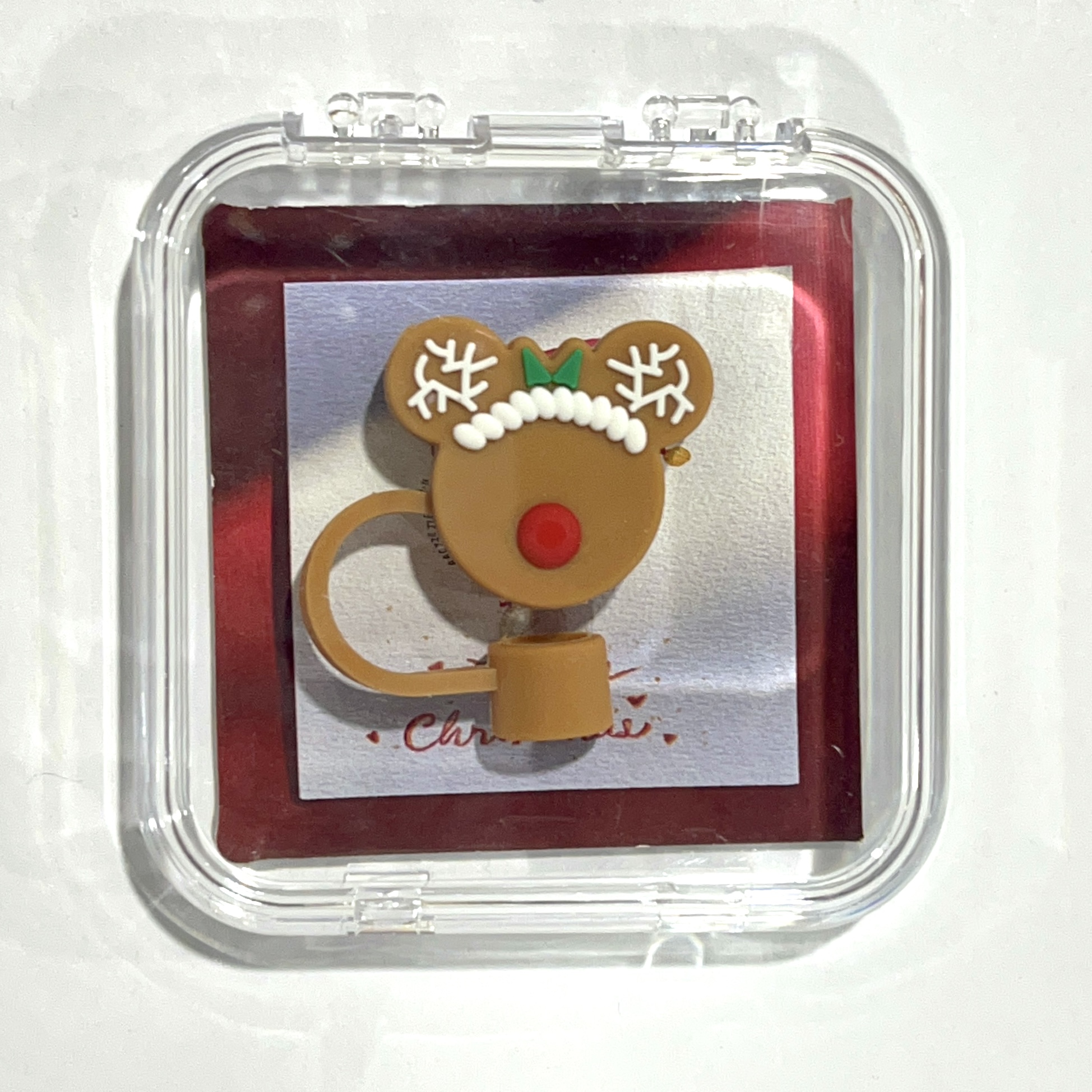 Cute Cartoon Christmas Boutique Series Straw Cover Reusable - Temu