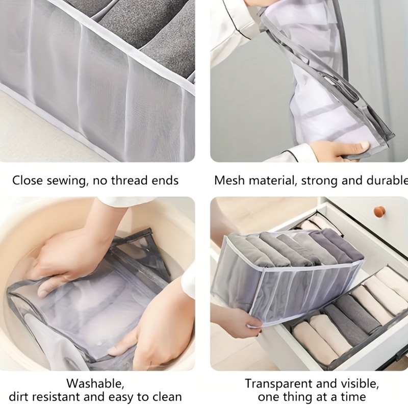 Underwear Storage Boxes Multifunctional Divider Drawer - Temu United Arab  Emirates