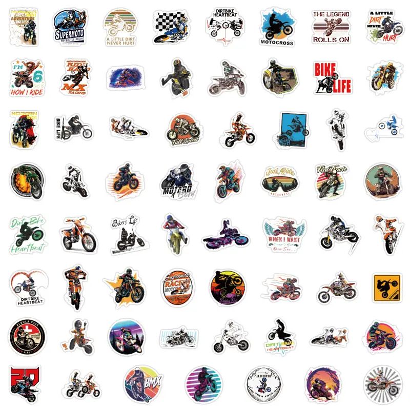 Motorcycle Series Waterproof Graffiti Stickers Motorcycle - Temu