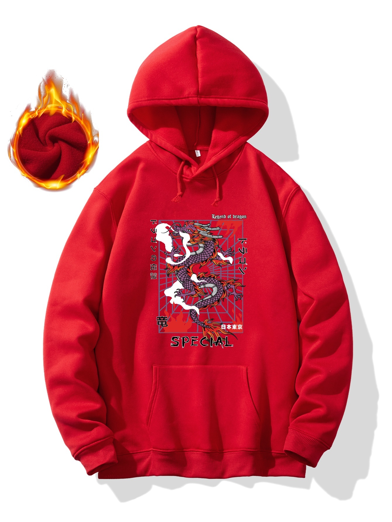 Supreme dragon overdyed discount hooded sweatshirt red