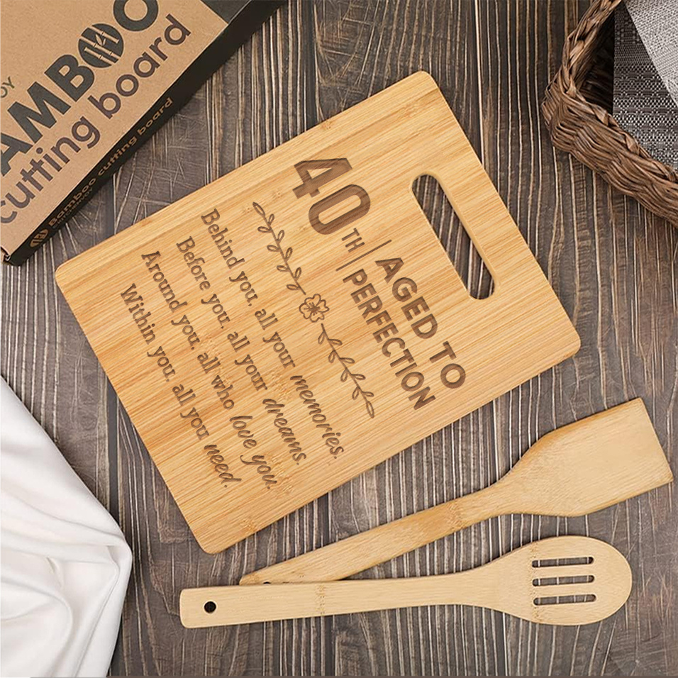Pandasch Gifts for Aunt, Best Aunt Birthday Gift Ideas - Personalized  Engraved Bamboo Cutting Board with Warm Saying, Unique Aunt Gifts for  Birthday