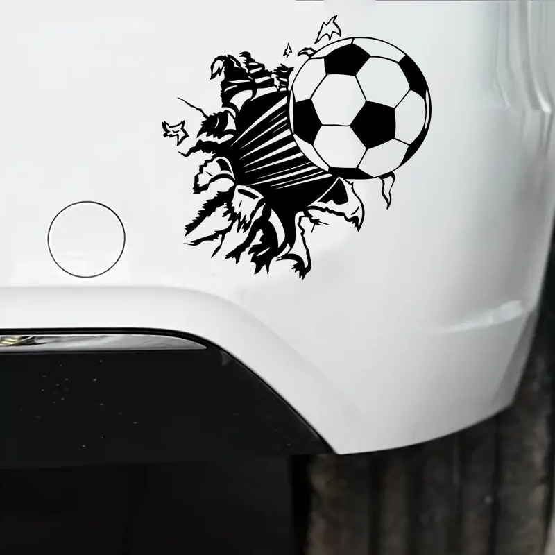 3d Football Pop Car Stickers Laptop Water Bottle Car Truck - Temu
