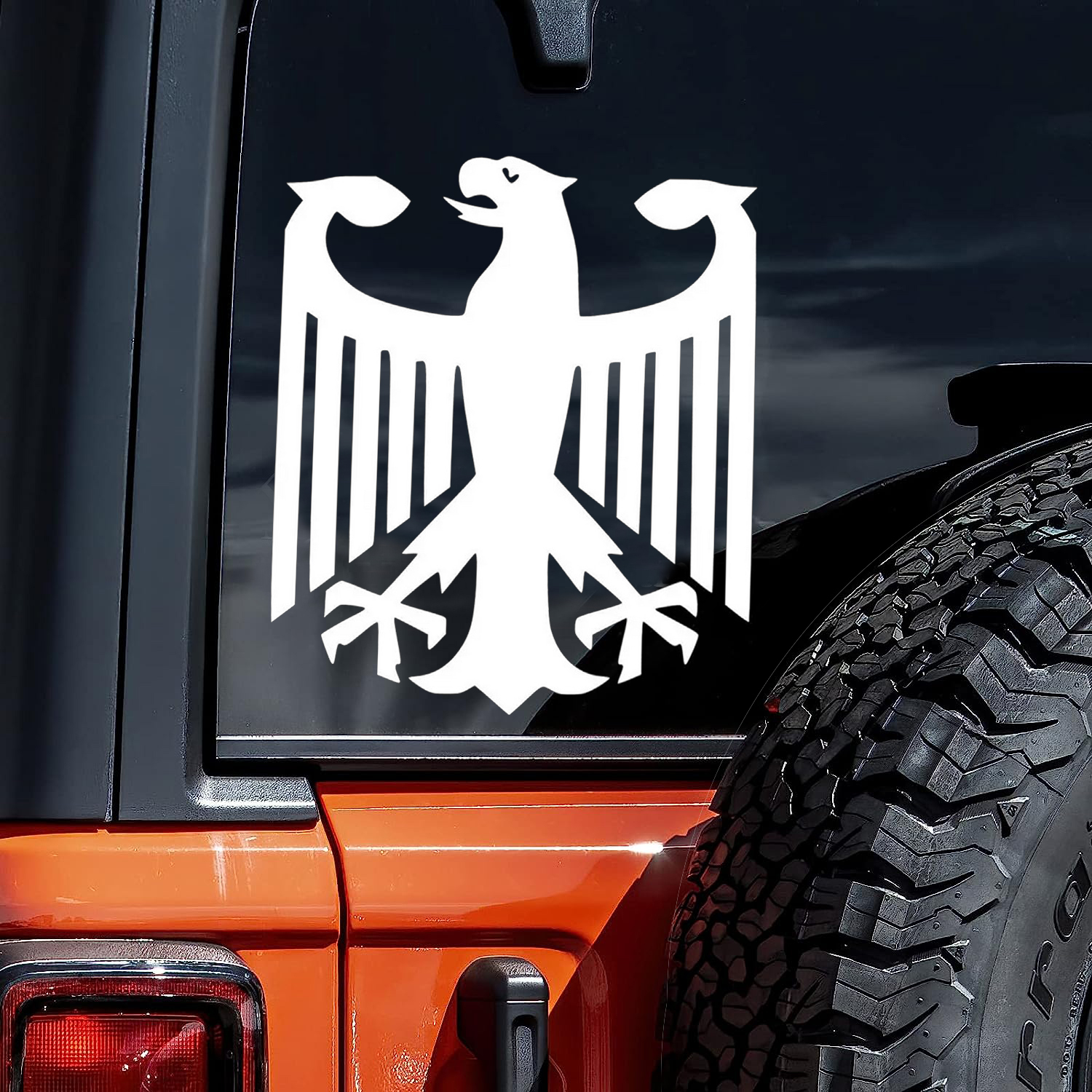 Rammstein Adler Auto Aufkleber Sticker Tuning Styling Bike Wunschfarbe (006)