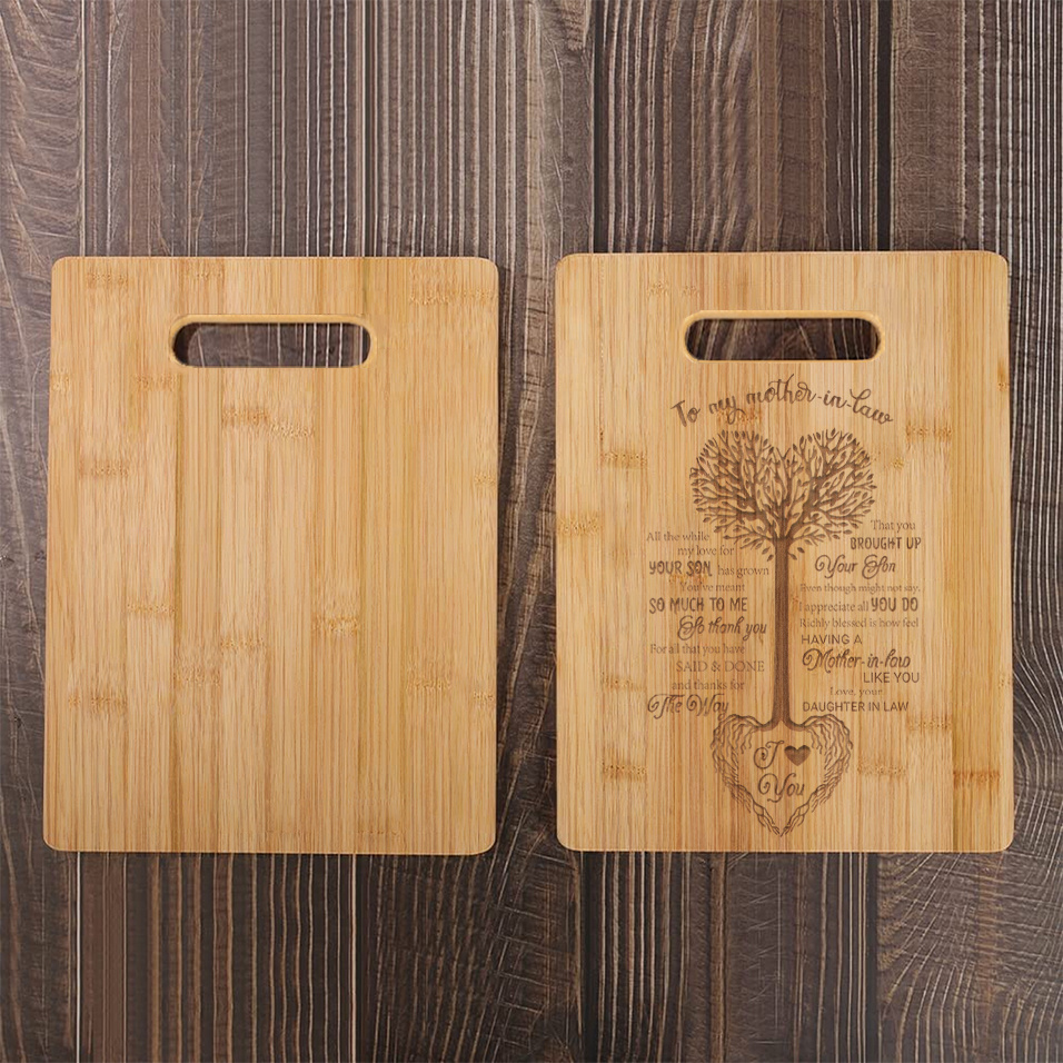 All You Need is Love Organic Bamboo Elephant Cutting Board, US-FDA