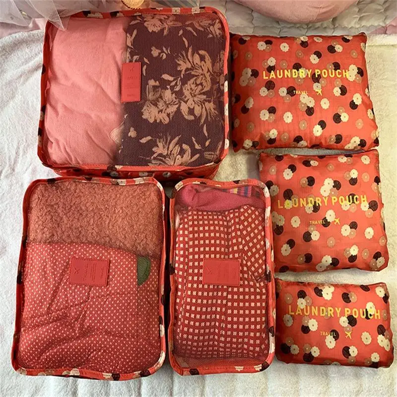 Leopard Travel Packaging Cubes Multifunctional Luggage Bag - Temu