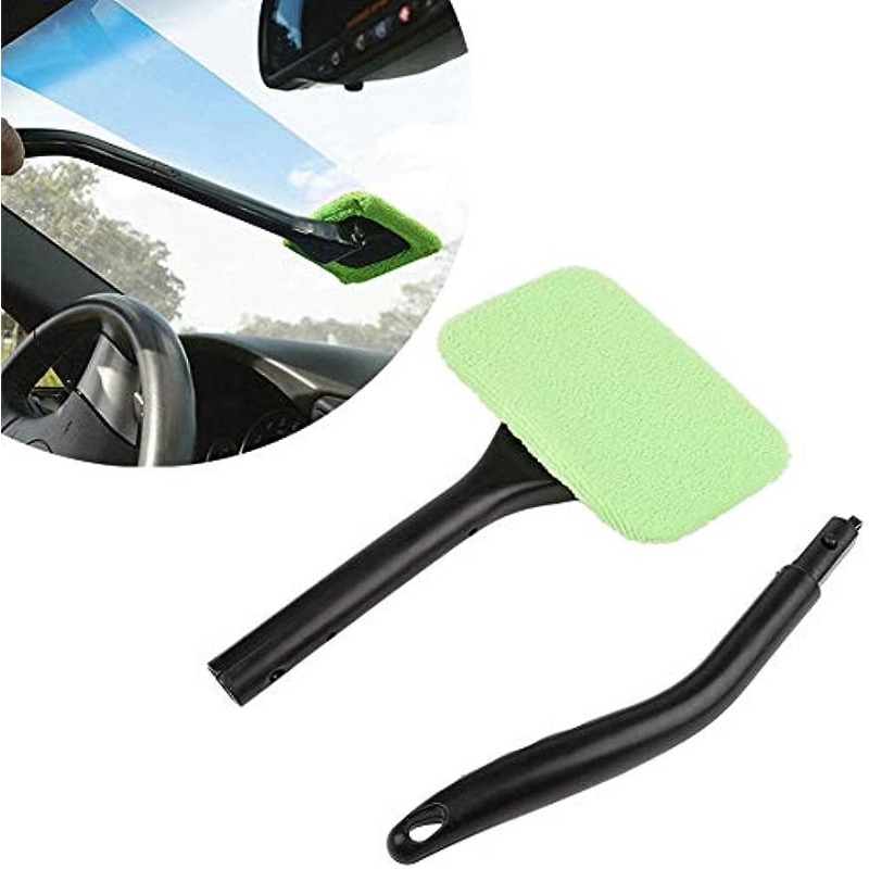 XINDELL X Window Windshield Cleaning Tool Microfiber Cloth Car Cleanser  Brush with Detachable Handle Auto Inside Glass Wiper Interior