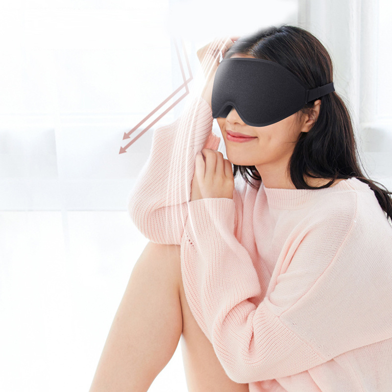 3d Silk Eye Mask Sleep Night Travel Nap Sleeping Eye Cover - Temu