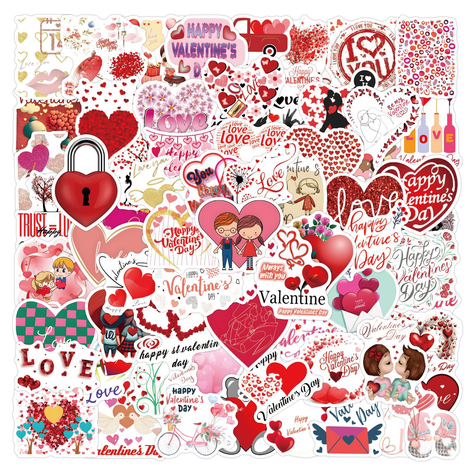 Love Stickers Aesthetic Travel Vinyl Stickers Decals For - Temu