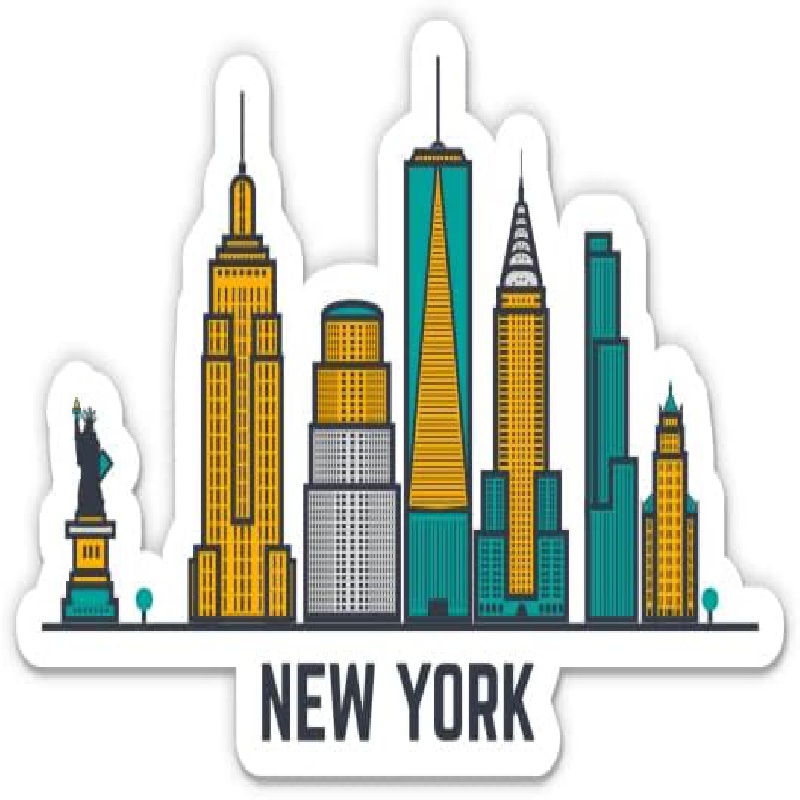 New York Stickers Aesthetic Waterproof Stickers vinyl - Temu