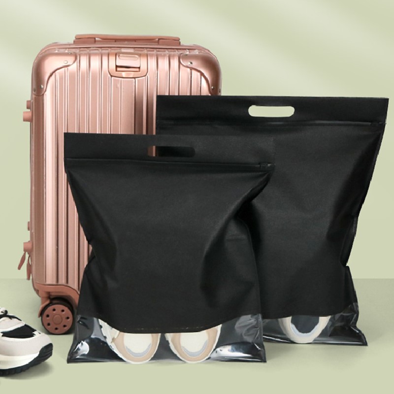 Travel Shoes Storage Bag Set, Drawstring No-woven Shoes Bag, Foldable Shoes  Organizer Pouch - Temu