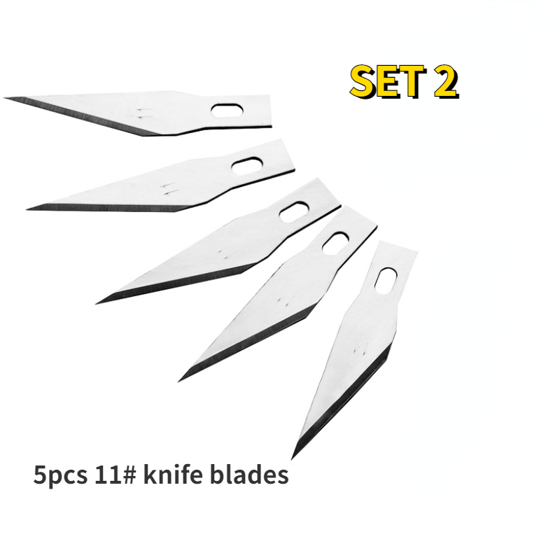 Carving Metal Scalpel Knife Tools Kit Non slip Blades Mobile - Temu