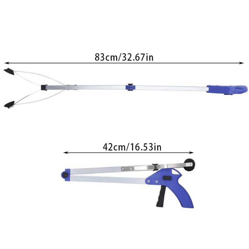 Outils de ramassage en aluminium, pince pliante de 81 cm, pince