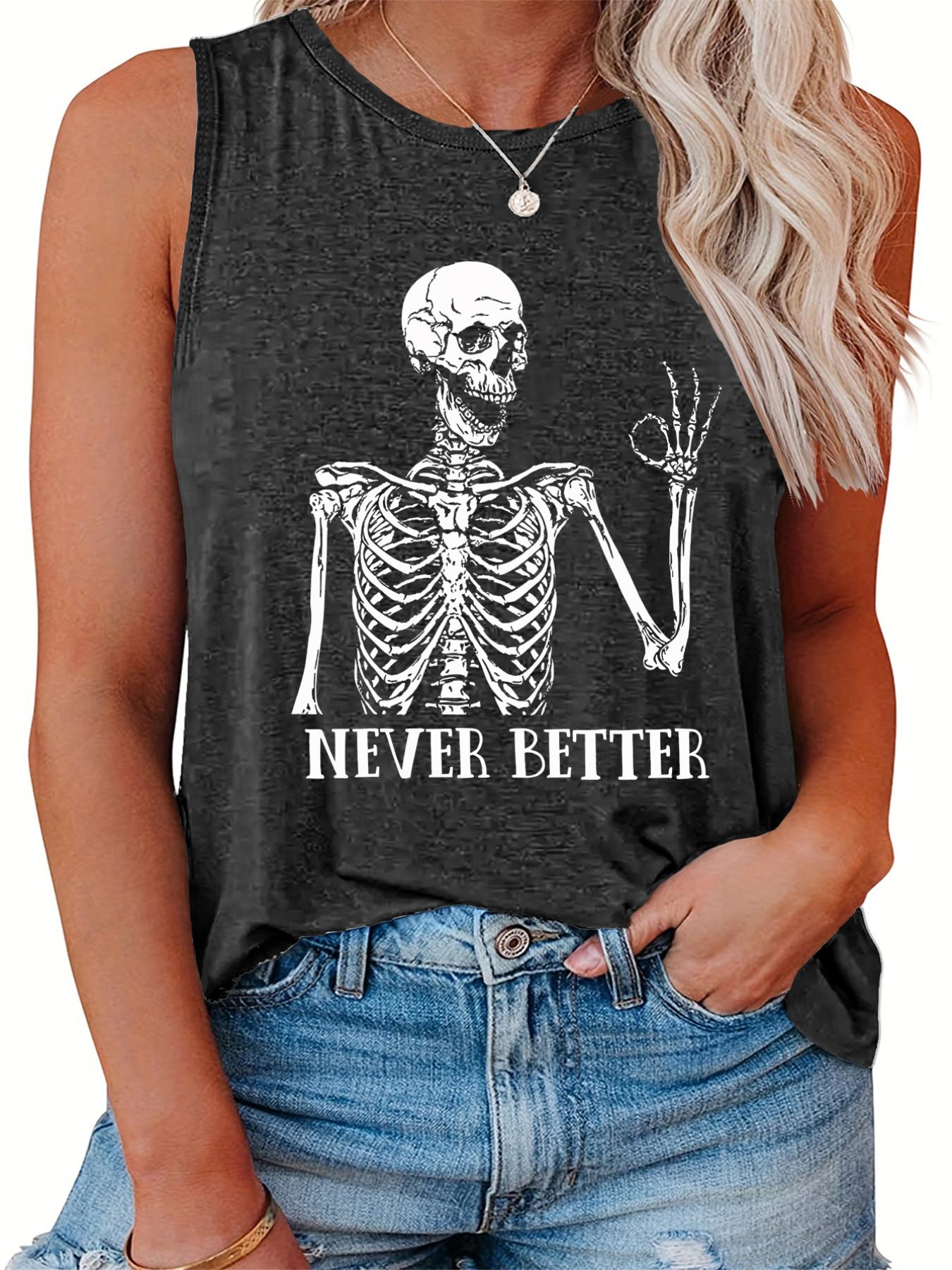 Plus Size Halloween Sports Bra Women's Plus Skeleton Print - Temu