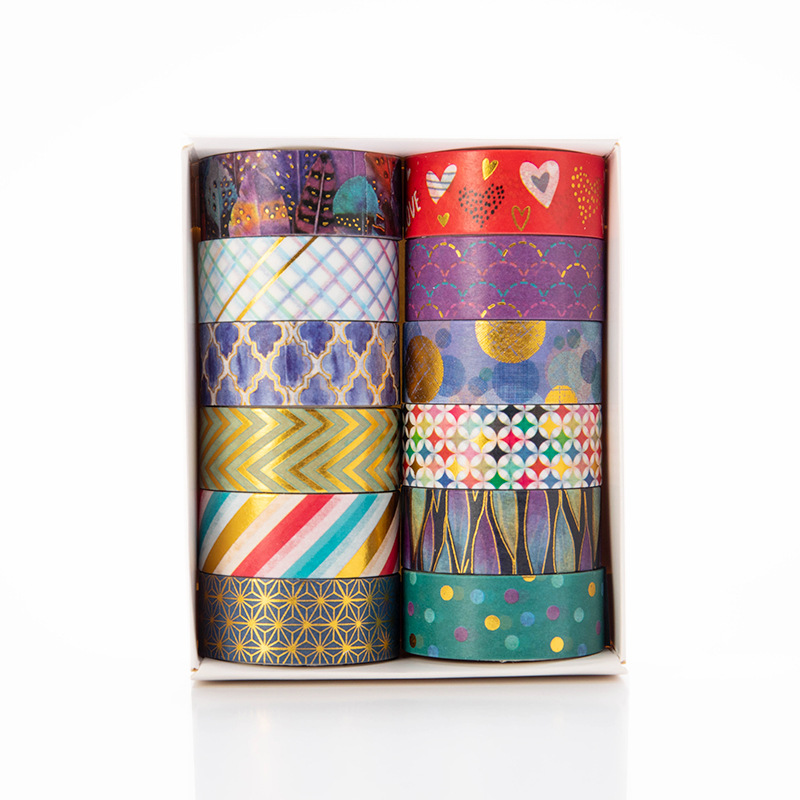Washi Tape Masking Tape Pack Colorful Decorative Thin Tapes - Temu